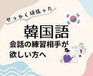 フリートーク【初級＋】話せるようにお手伝いします ソウル在住日本人と、緊張せずに韓国語の練習しませんか。 イメージ1