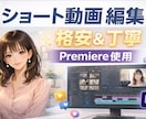 ショート動画を格安で丁寧に編集します 迅速な対応、スピード納品します イメージ1