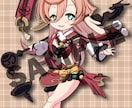 お好きなキャラクターをミニキャラにします オリジナルキャラでも版権キャラでもOKです イメージ4