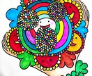 心の絵をかきます 笑顔をテーマに絵を描いています イメージ4