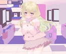 可愛い女の子のイラスト描きます 歌ってみた/動画サムネイル/立ち絵/グッズ/宣伝用イラスト等 イメージ6
