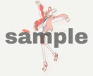 シンプルで淡い色合いの人物イラストを描きます アイコン 壁紙 プレゼント ウェルカムボードなど用途なんでも イメージ1