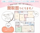 間取り図（広告・民泊・マイソク用など）作成します 見づらい・わかりやすく・綺麗にしたい！データ化お助けします。 イメージ1