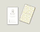 ナチュラルな似顔絵つき名刺を作ります かわいくてつい渡したくなるネームカードを イメージ1