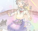 ほのぼのほんわか優しいイラストを描きます 子供をテーマに一枚絵を描きます イメージ6