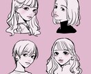 量産系イラスト制作します 推し活などをテーマにイラスト作成します イメージ3