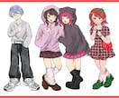 ご希望のキラキラかわいいイラスト（等身）描きます 立ち絵、アイコン、1枚絵動画内イラストに商用利用OK イメージ8