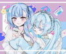 アイコン〜一枚絵まで、ご希望のイラスト制作します サムネイル、アイコン、立ち絵、一枚絵などなんでも描きます！ イメージ4