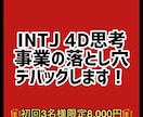 INTJ 4D思考で事業の落とし穴をデバッグします 4D思考で致命的リスクを全スキャン！最短生存ルートを再構築！ イメージ1