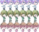 アニメ塗りの目立つSDイラスト描きます 商用利用OK！3種類の絵柄が選べる！ イメージ7