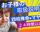 四柱推命マヤ暦※お子様の才能と取扱説明書を作ります 「この子どう育てればいい？」｜小学校教員｜24時間以内 イメージ1