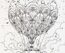 塗り絵用イラスト描きます シニアから子どもまで楽しめる塗り絵イラストです！ イメージ6