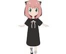 3Dキャラモデリングを承ります Vtuberなどオリジナルキャラクターを作成いたします。 イメージ4