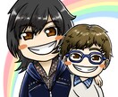 あなただけの似顔絵アイコン描きます 美化しすぎない等身大なアイコンをお届け イメージ1