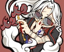 アイコン等に使える1:1比率イラスト描きます インパクトのあなたを象徴する1枚を イメージ8