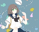 動画や配信用のサムネイルや1枚絵を制作致します ☆アニメ塗りで可愛くカッコよくポップなイラスト☆ イメージ4