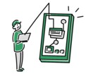 エクセルのシートの作成します エクセル以外の方法も含めて最適な自動化を見つけます。 イメージ1