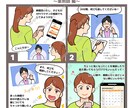 シンプルタッチな漫画作成を承ります ３・４コマ漫画からページ漫画まで（印刷対応可） イメージ4