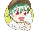商用可〇SNSで目立つアイコン描きます 小物1点無料♪アイコンの丸枠にぴったり！オンリー1のイラスト イメージ3