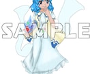 東方風(ZUN絵風)の立ち絵を描きます 東方っぽい立ち絵が欲しい人など！ イメージ3