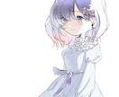 かわいい女の子のイラストをお描きします 顔アップも全身もミニキャラも承ります！ イメージ8