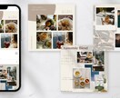 5名限定★大人可愛いインスタ画像を作成します 初心者の方も安心のCanvaや画像で納品◎効率よく集客UP♡ イメージ3