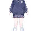 キャラクターデザイン～パーツ分けまで出来ます とびきり可愛いイラスト制作が得意です！是非ご相談ください！ イメージ2