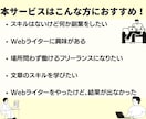 Webライターとして稼げるようにコンサルします 添削サービス付き！プロのwebライターが1ヶ月間徹底サポート イメージ2