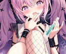 イラスト制作いたします 可愛くて女の子らしい目を惹くイラストを制作します イメージ5