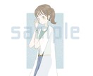 ほんわか可愛いイラストをお届けします SNSのアイコンや挿絵に！細かい要望も承ります( ¨̮ ) イメージ3