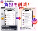Instagram自動返信設定ます DM対応を自動化し業務効率化。 イメージ3