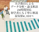 現役大学教員がデータ分析を行います 論文の執筆や顧客の分析など、個人から企業まで柔軟に対応します イメージ1
