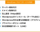 SEO特化！WordPressブログ作成行います 全ての契約の代行をします。あなたは記事を作るだけ！ イメージ2