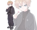 TRPG・ゲーム・配信などの立ち絵を制作します 男女・頭身問わず、幅広く対応します♪ イメージ3