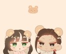 ゆめかわ♡デフォルメアイコン作成します ふわふわかわいいアイコンを描かせて頂きます♡ イメージ2