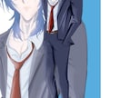 ダークで儚い雰囲気のオリキャライラスト描きます snsアイコン・一枚絵・創作キャラ対応 イメージ3