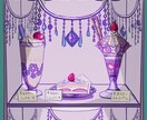 レトロな食べ物、飲み物、飲食物のイラスト描きます 飲食店のメニューや出店の看板に！データでお渡し！ イメージ1