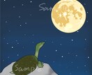 アイコンイラスト作成します 無料修正5回/人物、亀、空など得意です イメージ4