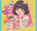 80s90s風のレトロポップイラスト制作します ビビッドでどこかノスタルジックな令和のニューレトロ イメージ9