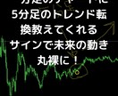 リペイント無し矢印サイン！マルチタイム分析できます 上位足の波のトレンド転換を一つのチャートで分析できるすごい奴 イメージ1