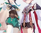 クオリティ重視！透明感×綺麗可愛いイラスト描きます 一枚絵・Live2Dパーツ分け立ち絵・歌みた・キャラデザも イメージ9