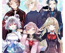 キャラクター立ち絵制作承ります ゲーム・動画等の立ち絵、SDイラスト、一枚絵を描きます イメージ4