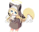 ケモノ・マスコットキャラのデザイン作成いたします TRPG・配信者様の擬獣化やリスナーさんのマスコット化◎ イメージ4