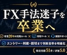 専業20年のFX手法を実戦サポート付きで伝えます PDFで終わらせず、実際の相場で使える形までサポートします イメージ1