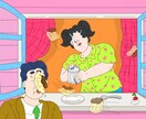 商用利用◎ポップで目を惹く可愛いイラスト描きます SNS・グッズ・挿絵・広告などポップな世界観をお届けします イメージ2