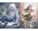 サムネやアイコン、立ち絵などのイラスト制作承ります ＊テンプレ記入だけで簡単＊ご要望に沿ったイラストをお届け イメージ6