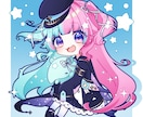 10枠限定！ミニキャラアイコン描きます ★かっこかわいいアニメ風のイラスト★ イメージ1