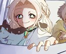 商用利用OK/アイコン/1枚絵/立ち絵描きます 暖かい雰囲気のかっこかわいい女の子、男の子描けます！ イメージ1