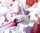背景込みのキャライラスト描きます 商用利用料込み、複数人イラストも可能！ イメージ3