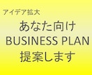 あなた向けのビジネスプラン３案提案します 起業準備・独立考え中の方 アイデア拡大のビジネスプランを提案 イメージ1